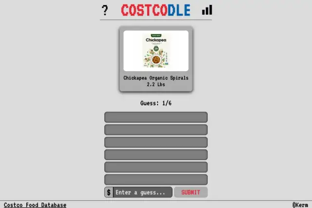 costcodle — official page capture