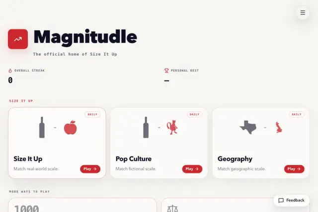 magnitudle — official page capture