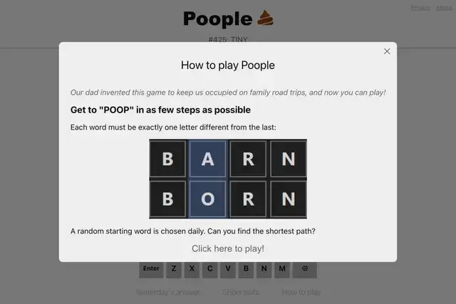 Poople — official page capture
