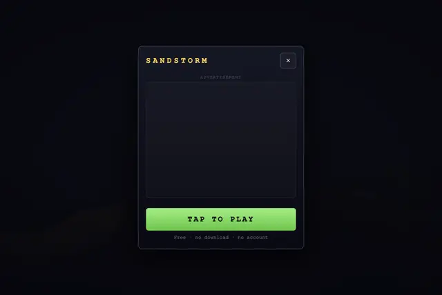 sandstorm — official page capture