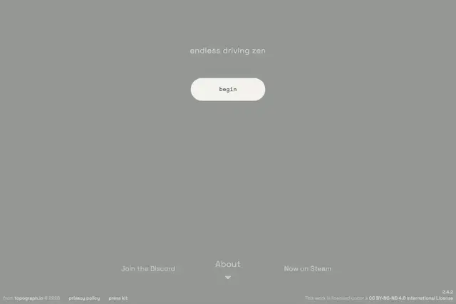 Slow Roads — official page capture