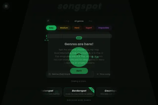songspot — official page capture